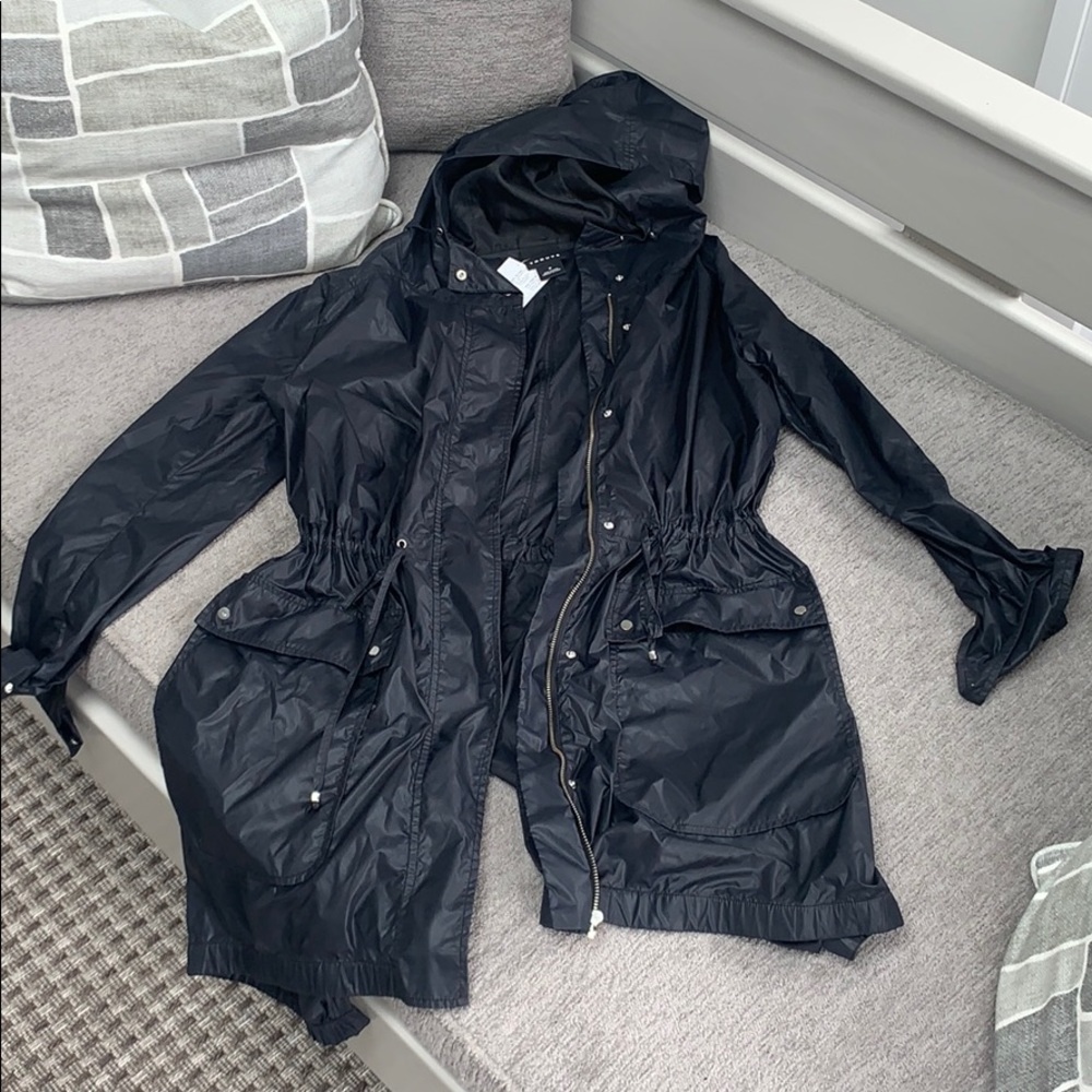 Black Trouvé Trench Coat Size M